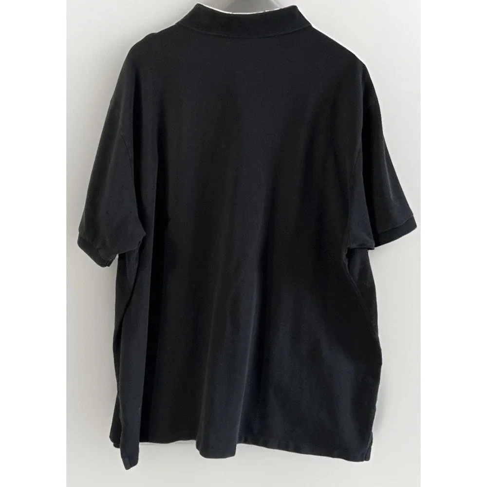 Mens Polo Ralph Lauren Big & Tall Polo Shirt Sz 4XB Big Short Sleeve Black